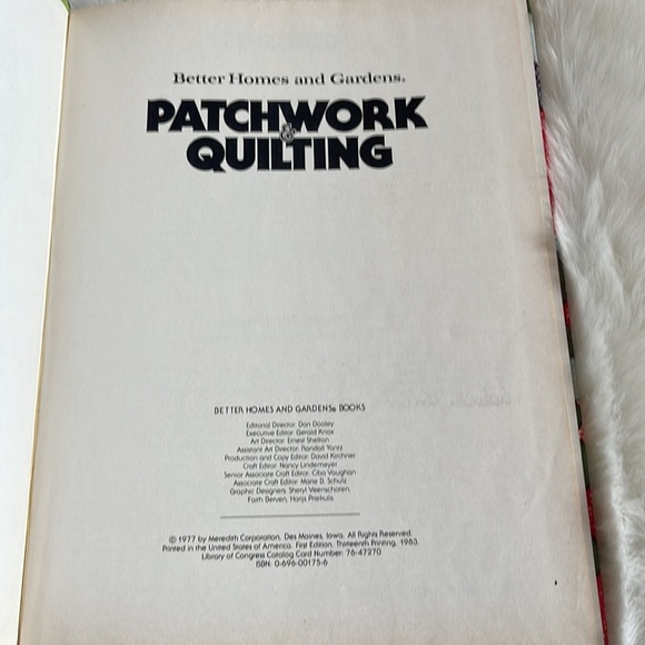 Vintage Patchwork & Quilting Book by Better Homes and Gardens 1983 Retro 80’s - Picture 3 of 5